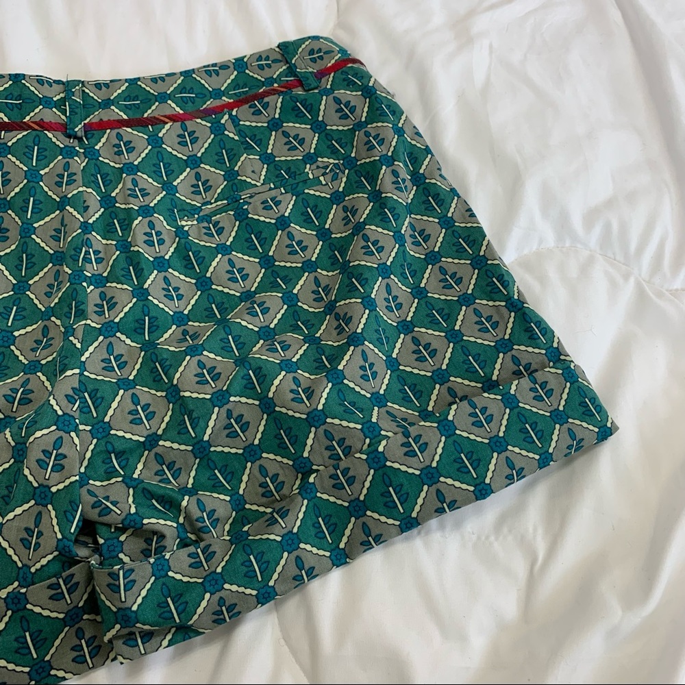 ANTHROPOLOGIE Corey Lynn Calter Printed Pattern Shorts 4 - Picture 9 of 16